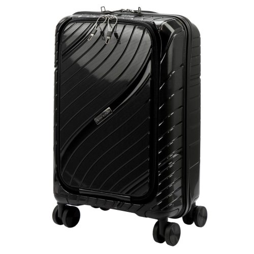  Pierre Cardin LEE09 PP38 čierny kufor z ABS materiálu 35 x 56 x 22 cm