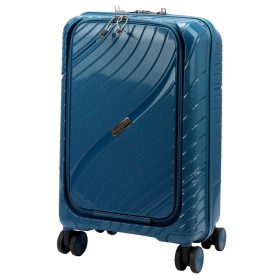    Pierre Cardin LEE09 PP38 modrý kufor z ABS materiálu 35 x 56 x 22 cm