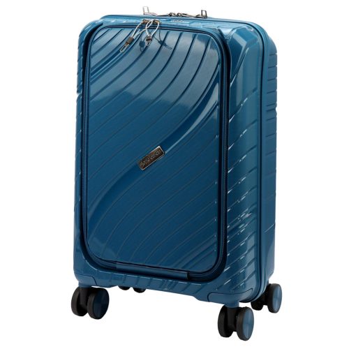  Pierre Cardin LEE09 PP38 modrý kufor z ABS materiálu 35 x 56 x 22 cm