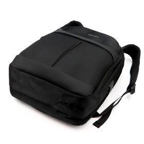    Pánsky polyesterový batoh Pierre Cardin 4446-1 ALAN04 LAPTOP čierny 32 x 46 x 13 cm