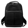  Pánsky polyesterový batoh Pierre Cardin 4446-1 ALAN04 LAPTOP čierny 32 x 46 x 13 cm