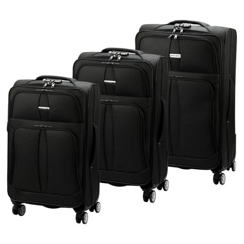  Pánsky polyesterový kufor Pierre Cardin LEE04 13510 x3 Z čierny 46 x 78 x 33 cm