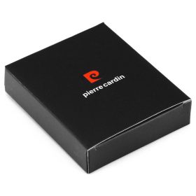    Pánska peňaženka z hovädzej kože Pierre Cardin TILAK77 10 bordová 9 x 8,5 x 2 cm