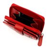  Dámska peňaženka Pierre Cardin TILAK155 2509 z hovädzej kože červená 9,5 x 10,5 x 3 cm