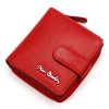  Dámska peňaženka Pierre Cardin TILAK155 2509 z hovädzej kože červená 9,5 x 10,5 x 3 cm