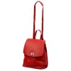  Dámsky ruksak z hovädzej kože v bordovej farbe Luka 24-075 DOLLARO 31 x 29 x 12 cm