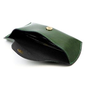 Florence ITN-01 zöld marhabőr irattartó 18.5 x 8 x 3.5 cm