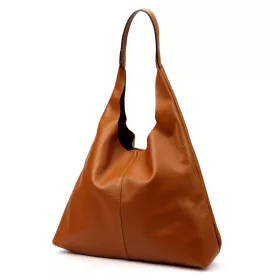    Dámska kožená kabelka cez rameno Luka 26-082 v koňakovo hnedej farbe 50 x 42 x 11 cm