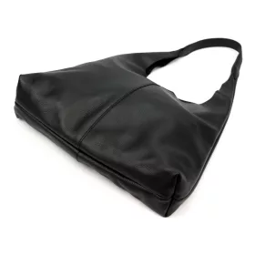    Dámska kožená kabelka cez rameno Luka 26-082 čierna 50 x 42 x 11 cm