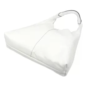    Dámska kožená kabelka cez rameno Luka 26-082 biela 50 x 42 x 11 cm