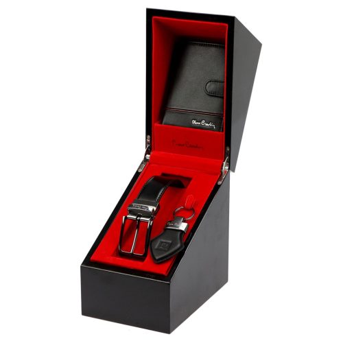 Pierre Cardin ZG-217 PREMIUM VIP férfi marhabőr ajándék szett 125 cm