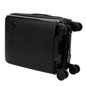   Pierre Cardin 601 GROUP JOY11 čierny kufor z abs materiálu 34 x 51 x 19 cm