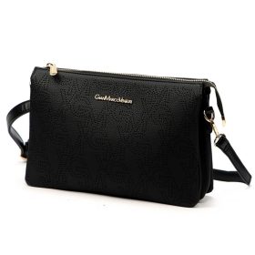    Dámska kožená taška Gian Marco Venturi GMV 9096 čierna 28 x 19 x 8 cm