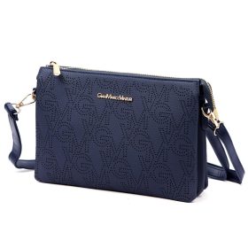    Dámska kožená taška Gian Marco Venturi GMV 9096 modrá 28 x 19 x 8 cm