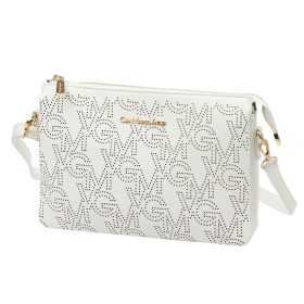    Dámska kožená taška Gian Marco Venturi GMV 9096 biela 28 x 19 x 8 cm