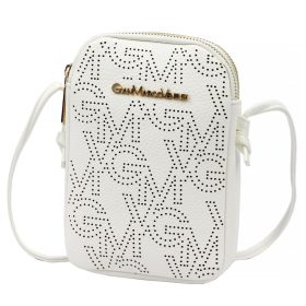   Gian Marco Venturi GMV 9094 fehér női rostbőr táska 14 x 19 x 5 cm