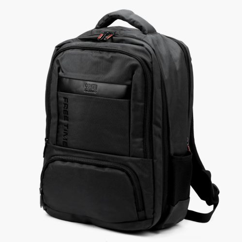  Pánsky polyesterový batoh Coveri C5061 čierny 35 x 46 x 18 cm