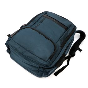    Pánsky polyesterový batoh Coveri C5061 modrý 35 x 46 x 18 cm