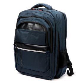    Pánsky polyesterový batoh Coveri C5063 modrý 36 x 47 x 18 cm