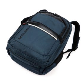    Pánsky polyesterový batoh Coveri C5063 modrý 36 x 47 x 18 cm