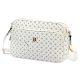 BRICIOLE 4191# fehér női rostbőr táska 29 x 19 x 10 cm