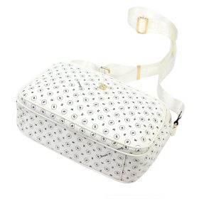 BRICIOLE 4191# fehér női rostbőr táska 29 x 19 x 10 cm