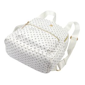 BRICIOLE 4192# fehér női rostbőr táska 30 x 32 x 10 cm