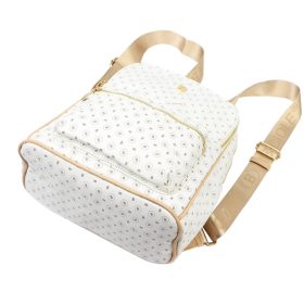 BRICIOLE 4192# fehér női rostbőr táska 30 x 32 x 10 cm