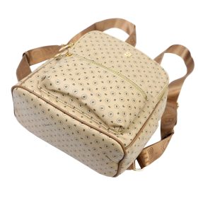 BRICIOLE 4192# bézs női rostbőr táska 30 x 32 x 10 cm