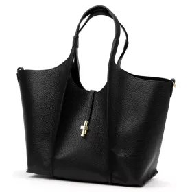    Dámska kožená kabelka Luka 26-068 DOLLARO čierna 45 x 30 x 16 cm