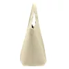  Dámska kožená kabelka Luka 26-068 DOLLARO krémovej farby 45 x 30 x 16 cm