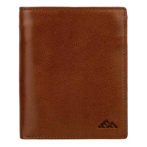 EL FORREST 933-26 RFID konyak férfi bőr pénztárca 10.5 x 13 x 3 cm 