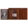EL FORREST 933-26 RFID barna férfi marhabőr pénztárca 10.5 x 13 x 3 cm