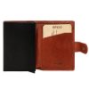 EL FORREST 931-29 RFID konyak férfi bőr pénztárca, irattartó 10 x 13 x 3 cm 
