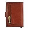 EL FORREST 931-29 RFID konyak férfi bőr pénztárca, irattartó 10 x 13 x 3 cm 