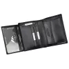 EL FORREST 896-301 RFID fekete férfi bőr pénztárca 9.8 x 13 x 2.8 cm 