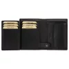 EL FORREST 888/A-67 RFID fekete férfi bőr pénztárca 9 x 11 x 2.8 cm