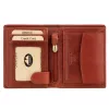 EL FORREST 728-29 RFID konyak férfi bőr pénztárca 9 x 11 x 2.8 cm 
