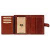 EL FORREST 1403-29 RFID konyak férfi bőr pénztárca 10.5 x 13 x 2.8 cm