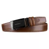 Peterson PTN A018-AS BROWN férfi bőr öv 135 cm