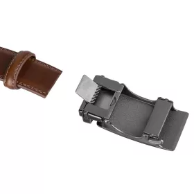Peterson PTN A022-AS BROWN férfi bőr öv 125 cm