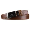 Peterson PTN A022-AS BROWN férfi bőr öv 125 cm