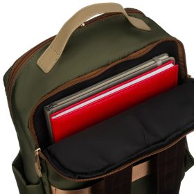   Peterson PTN JN-09 női kisméretű zöld hátizsák 36 x 26 x 10 cm