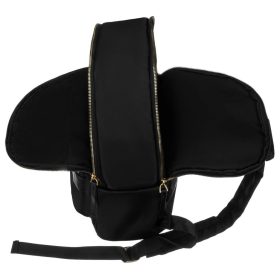   Peterson PTN JN-11 női kisméretű fekete hátizsák 35 x 28 x 18 cm