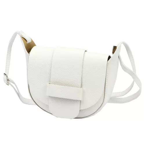 Luka 25-049 DOLLARO fehér női bőr kézitáska 24 x 16 x 9 cm