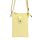 Luka 20-070 halvány sárga női bőr telefontartó, partytáska 14 x 21 x 3.5 cm