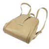 MiaMore 2001 DOLLARO taupe női marhabőr hátizsák 26 x 33 x 12 cm
