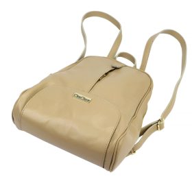   MiaMore 2001 DOLLARO taupe női marhabőr hátizsák 26 x 33 x 12 cm