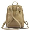 MiaMore 2001 DOLLARO taupe női marhabőr hátizsák 26 x 33 x 12 cm