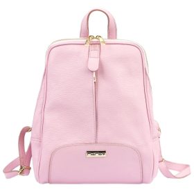   MiaMore 2001 DOLLARO rózsaszín női marhabőr hátizsák 26 x 33 x 12 cm